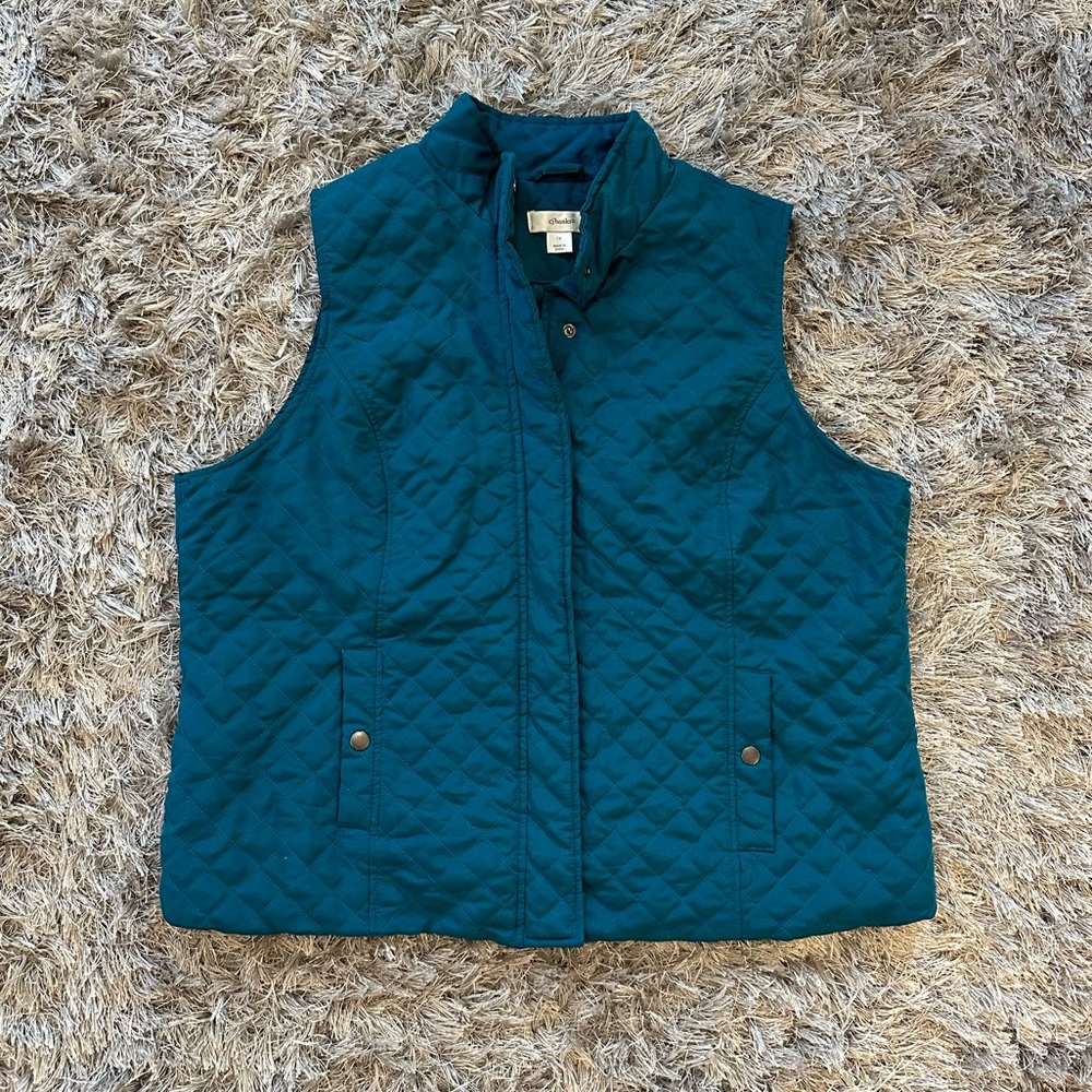 Teal Vest - CJ Banks